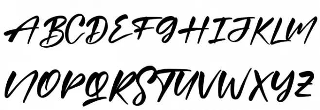 QuillajasScript Font Litere mari