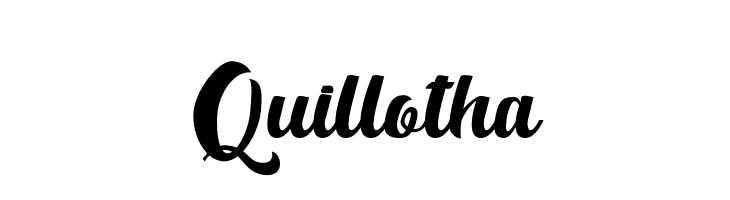 Quillotha  Frei Schriftart Herunterladen