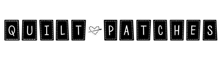 Quilt*Patches  Скачать бесплатные шрифты