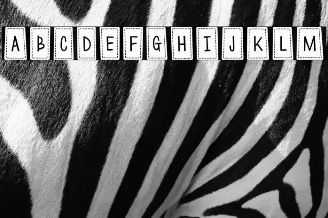 Quilt*Patches Font examples