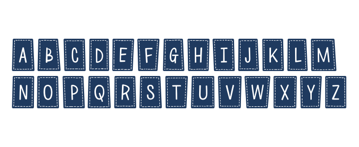 Quilt*Patches Lowercase