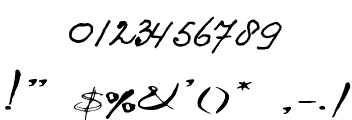 Quilted Butterfly Font OTHER CHARS