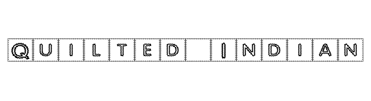 Quilted Indian Font