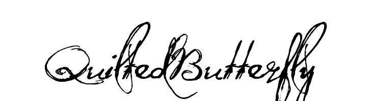 QuiltedButterfly Шрифта