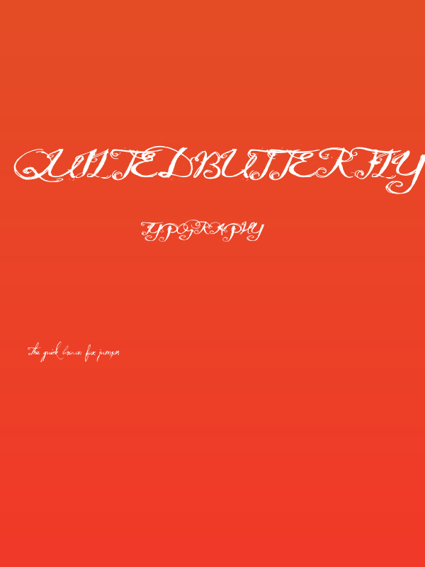 QuiltedButterfly Poster