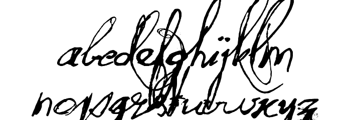 QuiltedButterfly Schriftart Kleinbuchstaben