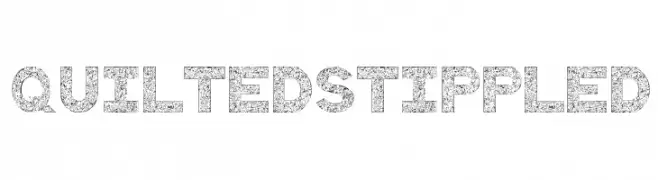 QuiltedStippled  Fuentes Gratis Descargar