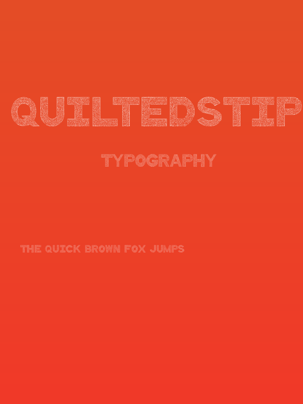QuiltedStippled Poster