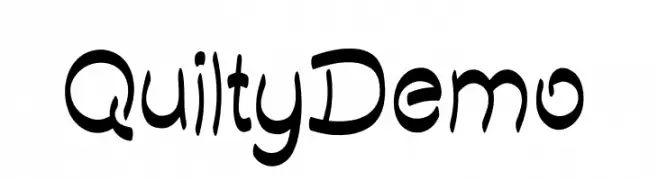Quilty Demo  Frei Schriftart Herunterladen