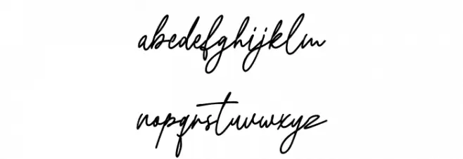 Quiltyks Free Regular 字体 小写