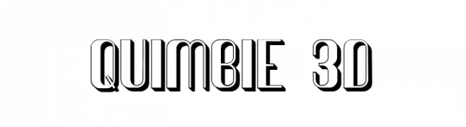 Quimbie 3D  Fuentes Gratis Descargar