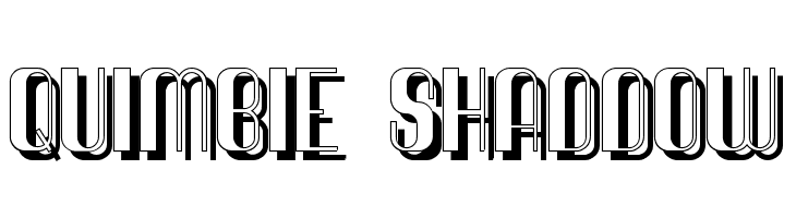 Quimbie Shaddow Font