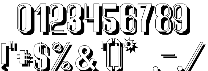 Quimbie Shaddow Font OTHER CHARS