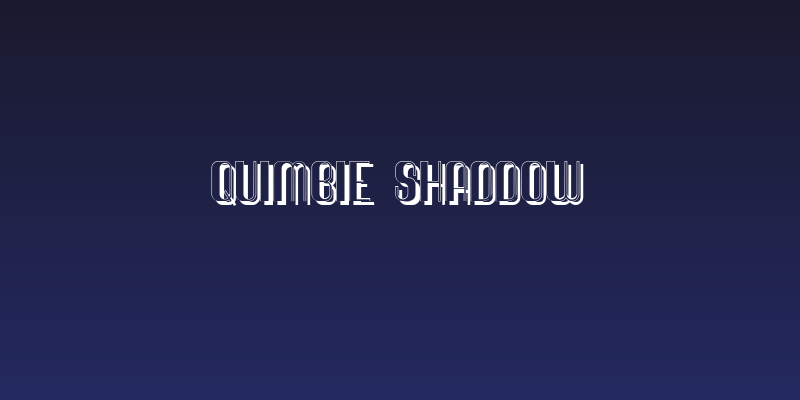 Quimbie Shaddow Social Header