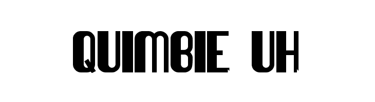 Quimbie UH  免费字体下载
