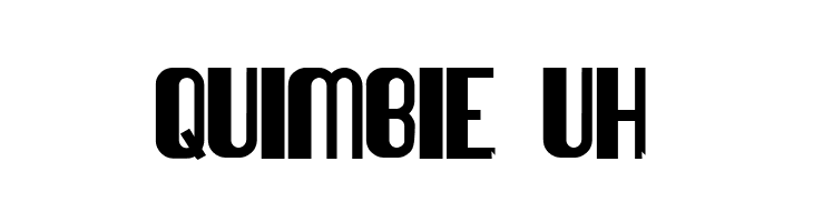 Quimbie UH  フリーフォントのダウンロード