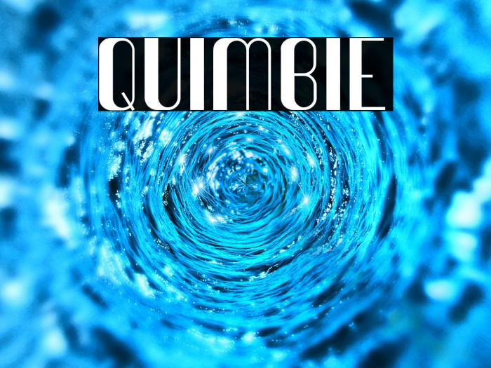 Quimbie Font examples