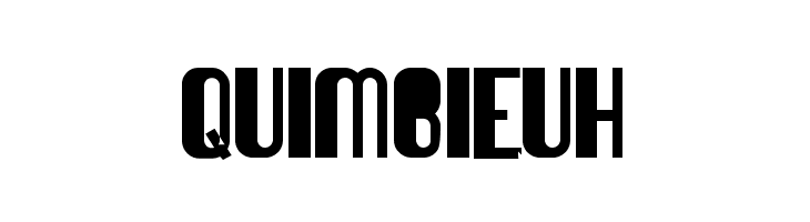 QuimbieUH  フリーフォントのダウンロード