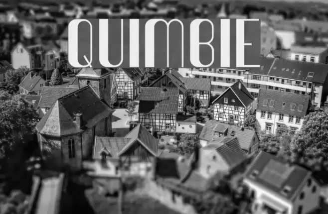 Quimbie Font examples