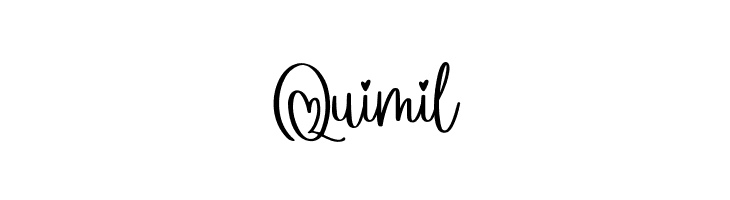 Quimil  フリーフォントのダウンロード