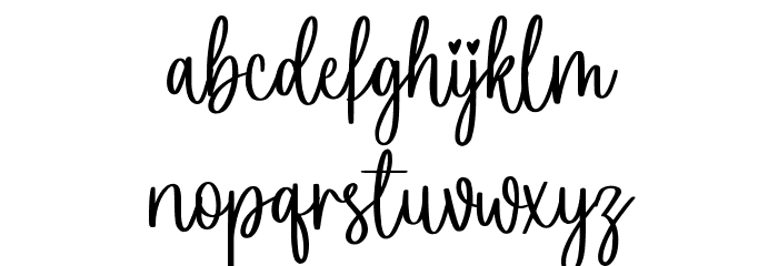 Quimil Font LOWERCASE