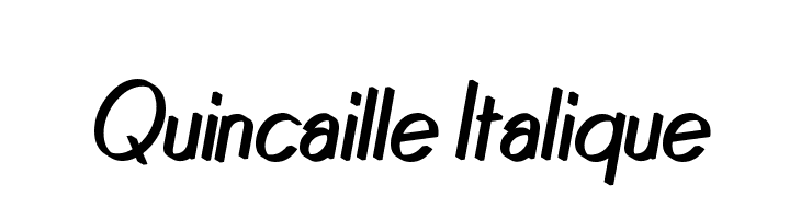 Quincaille Italique  Descarca Fonturi Gratis