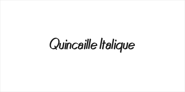 Quincaille Italique Logo