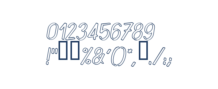 Quincaille Outline Italique Other Characters