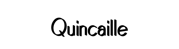 Quincaille  les polices de caractères gratuit tlcharger