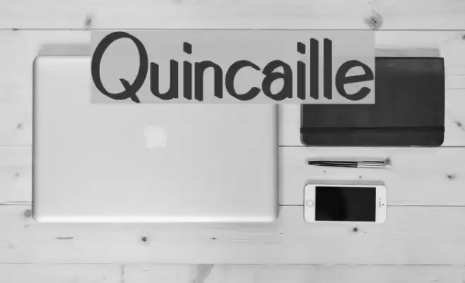 Quincaille Font examples