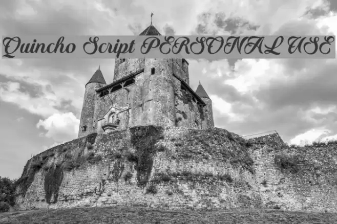 Quincho Script PERSONAL USE Font examples