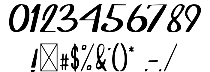 QuincrownRegular Font OTHER CHARS
