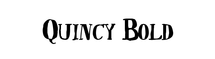 Quincy Bold  Descarca Fonturi Gratis