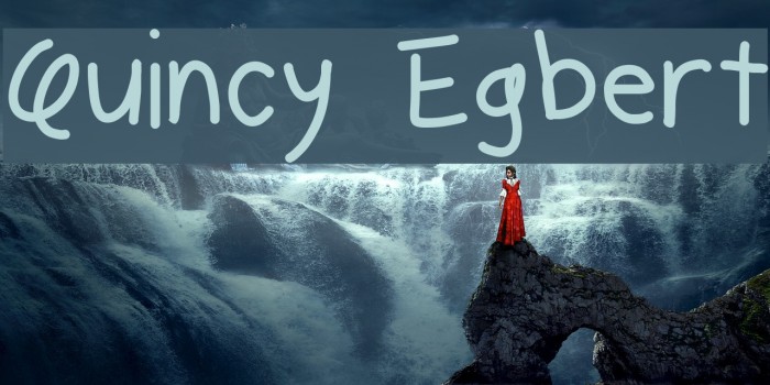 Quincy Egbert Font examples
