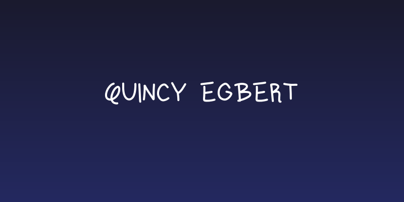 Quincy Egbert Social Header