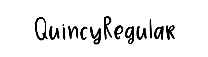 Quincy Regular  les polices de caractères gratuit tlcharger