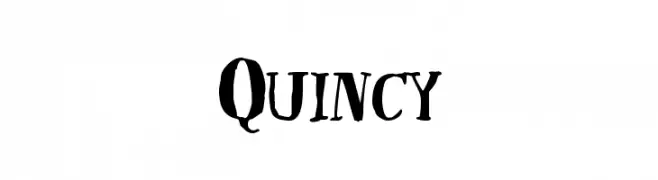 Quincy  नि: शुल्क फ़ॉन्ट्स डाउनलोड