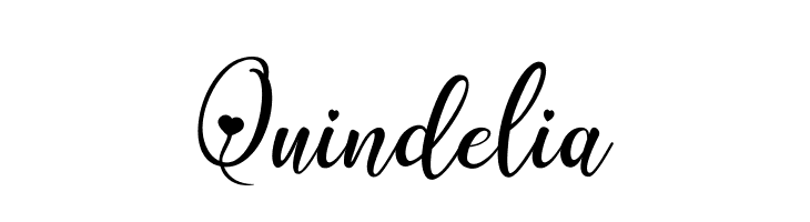 Quindelia  免费字体下载
