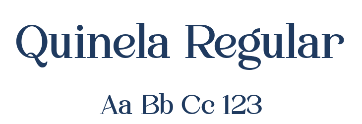Quinela Regular Font Preview