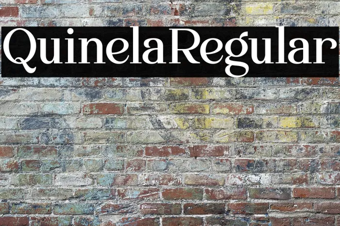 Quinela Regular Example 1