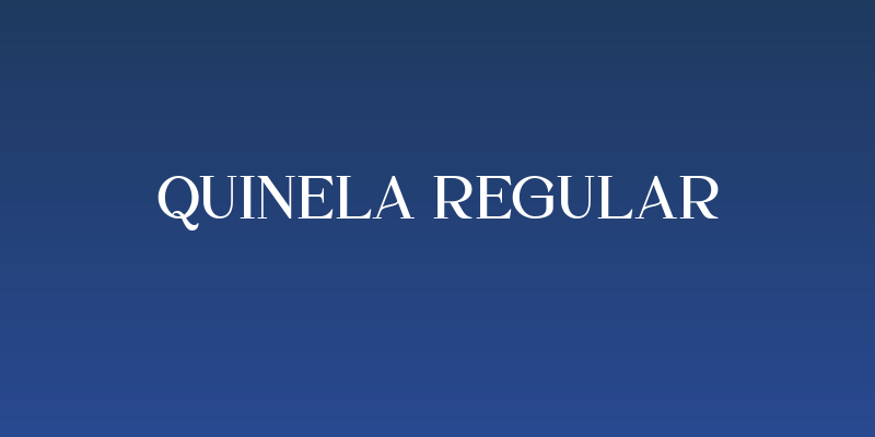 Quinela Regular Social Header