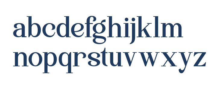 Quinela Regular Lowercase
