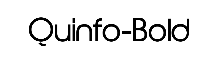 Quinfo-Bold  フリーフォントのダウンロード