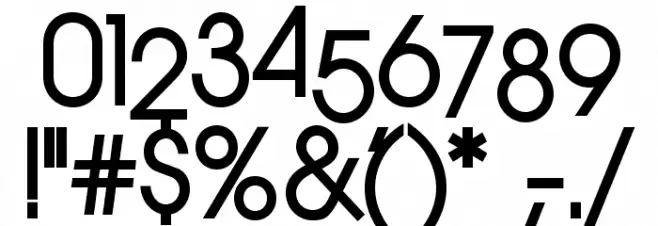 Quinfo-Bold Font OTHER CHARS