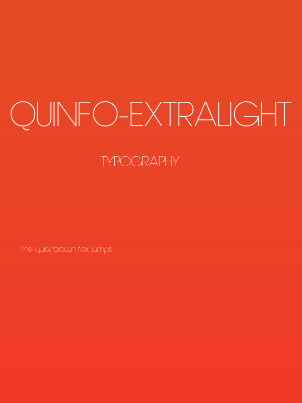 Quinfo-ExtraLight Poster
