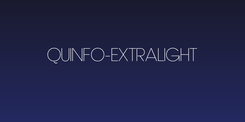 Quinfo-ExtraLight Social Header