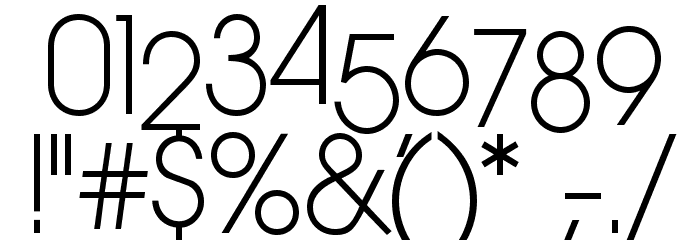 Quinfo Font OTHER CHARS