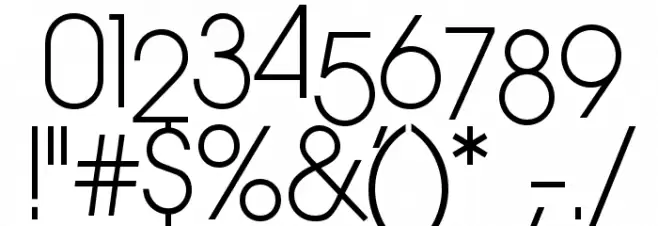 Quinfo Font OTHER CHARS