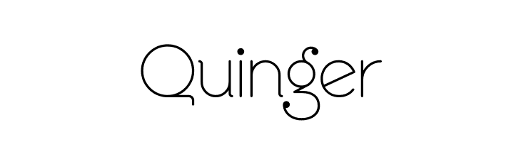 Quinger  नि: शुल्क फ़ॉन्ट्स डाउनलोड