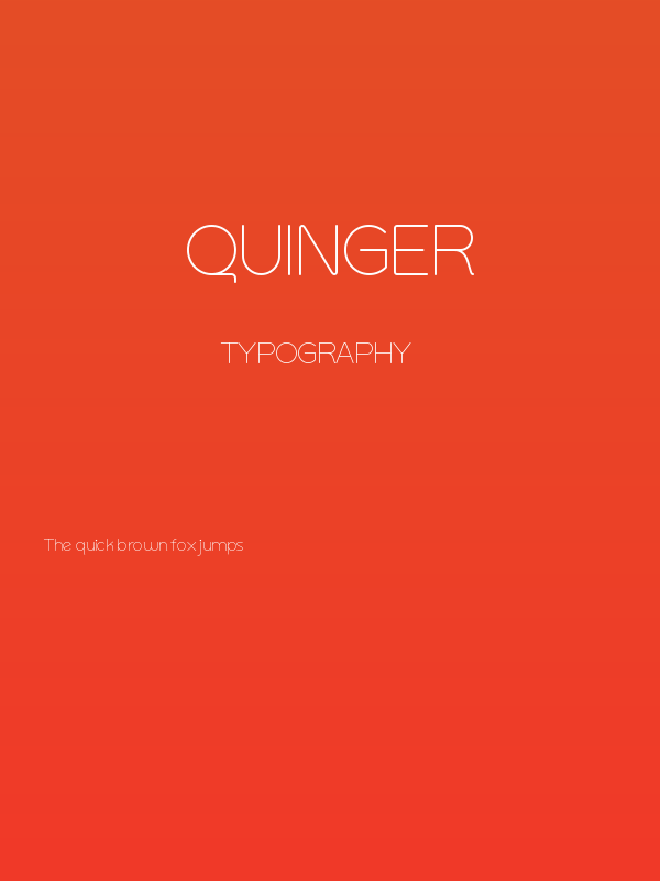 Quinger Poster